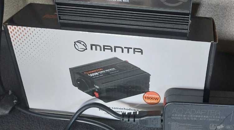 Inwerter samochodowy 500W 1000W 12V 24V USB do ładowania i zasilania