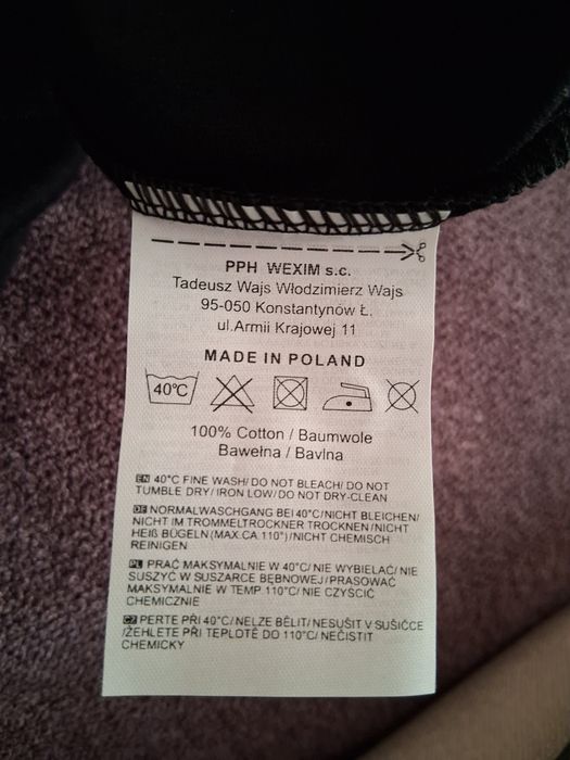 Nowy Czarny półgolf męski r. XXL