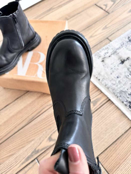 Чоботи дитячі Zara шкіряні