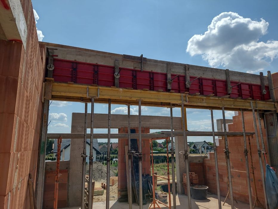 Szalunki hiszpańskie słupowe filary stropowe