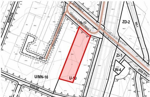 Działka usługowa/inwestycyjna U10, 8 545 m² - S8, S61 ViaBaltica - Więcej