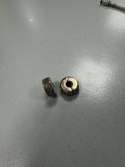 Klipsy zapiecie pandora