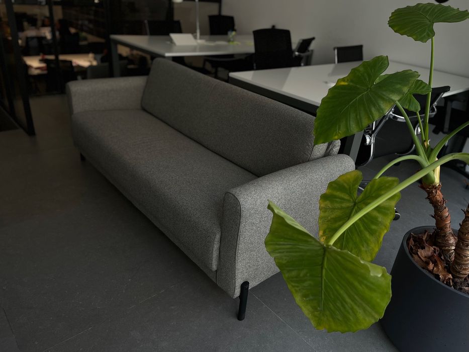 Ikea SALTMYRAN Sofá 3 lugares Öreryd bege acinzentado