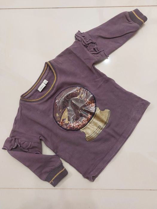 Bluza 92 fioletowa z Anną i Elsą