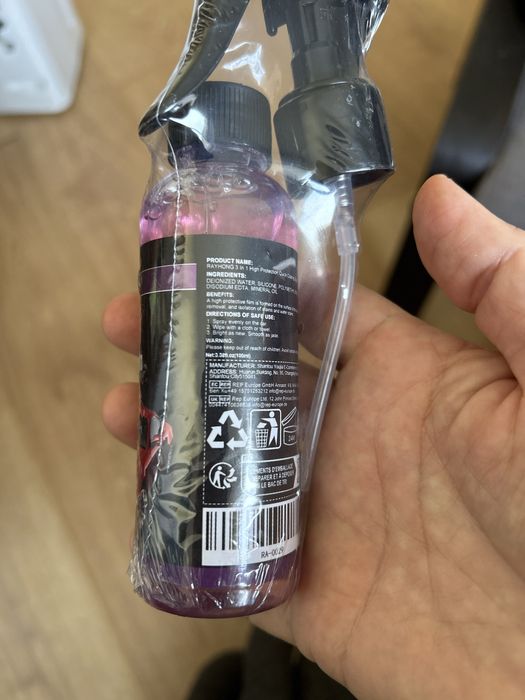 Spray de revestimento cerâmico para carro 3 em 1