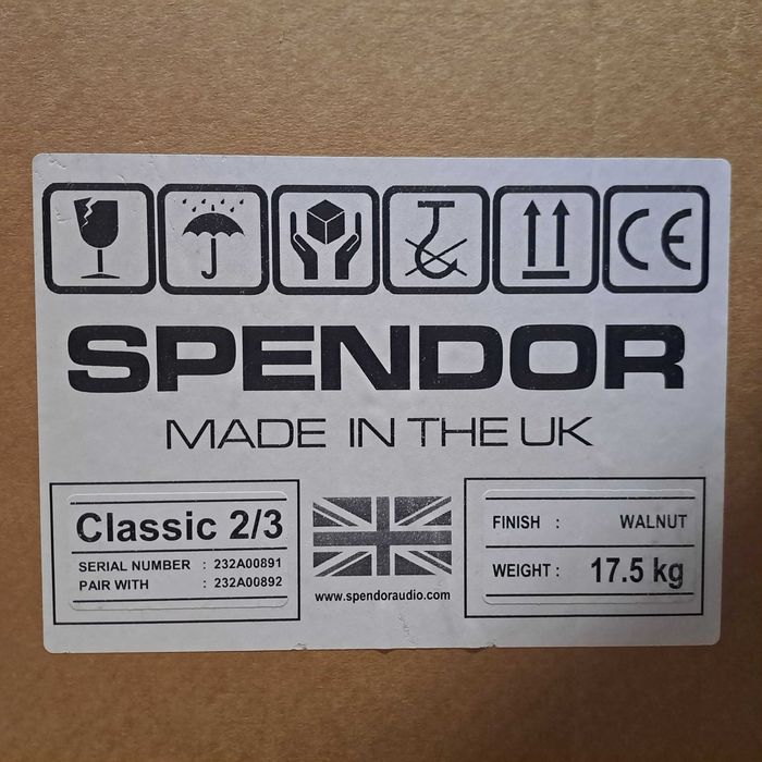 Para Spendor Classic 2/3 monitory hi-end sklep WROCŁAW
