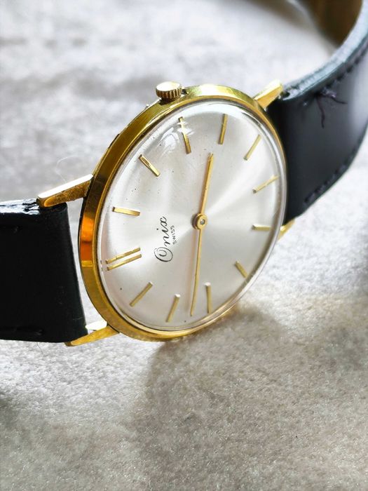 Onix Swiss 17 Jewels incabloc , zegarek klasyczny UNISEX