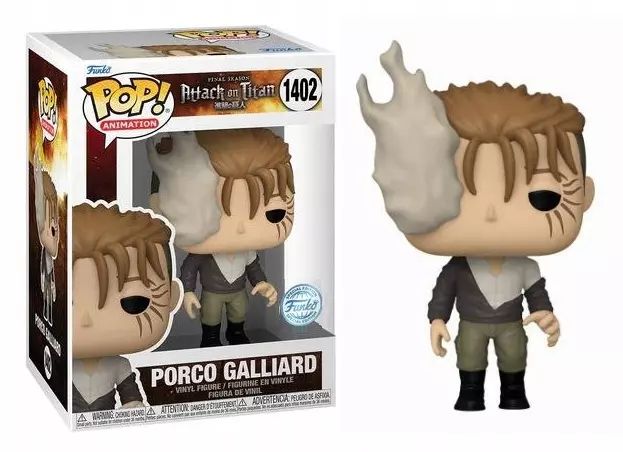 Funko Pop Figurka Attack On Titan War Porco Galliard 1402 71251. Nowy Produkt