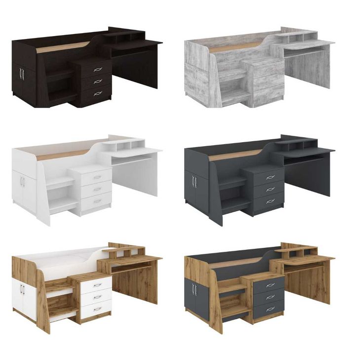 Детская кровать СПЕЙС  — компактное решение "всё в одном"! Мы склад