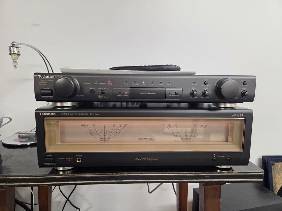 Wzmacniacz Technics SE-A1000 przedwzmacniacz SU-C1000