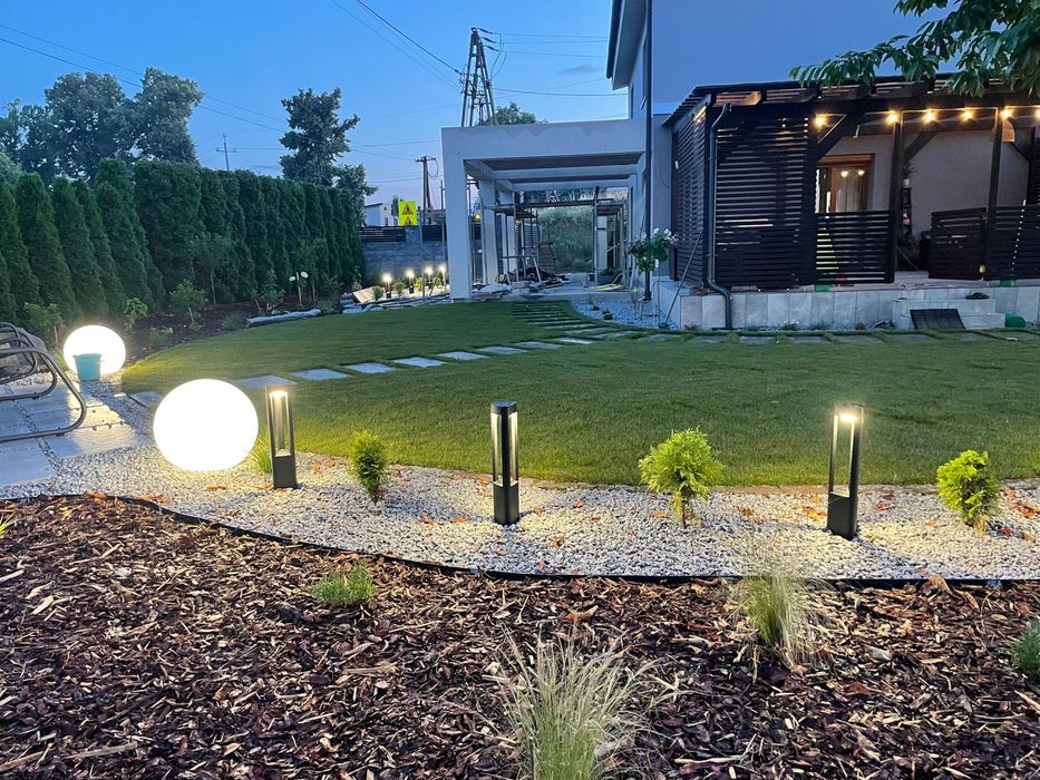 Brukarstwo Budowa ogrodów Trawniki Systemy nawadniające Prace ziemne