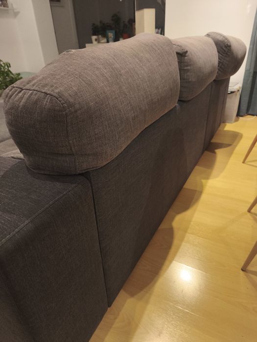 Sofá cama com chaise longue