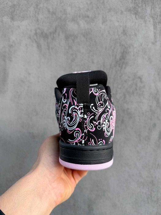 Жіночі кросівки DC Court Graffik "Black Pink Sabbath" Розміри 36-41