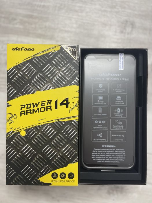 Смартфон Ulefone Power Armor 14 Pro 6/128GB Black