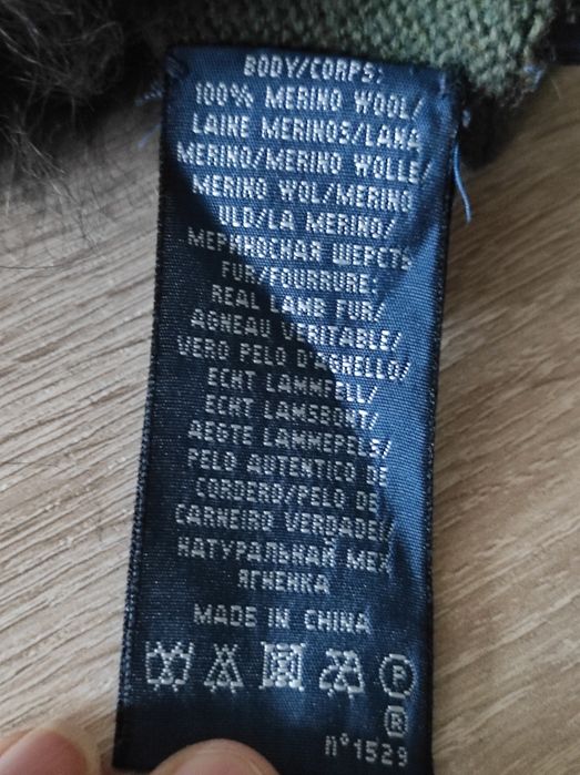 Rękawice długie Ralph Lauren wool Merynos