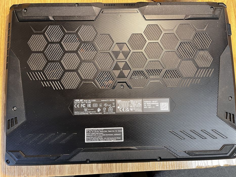 Leptop ASUS Tuf gaming f15 FX506H