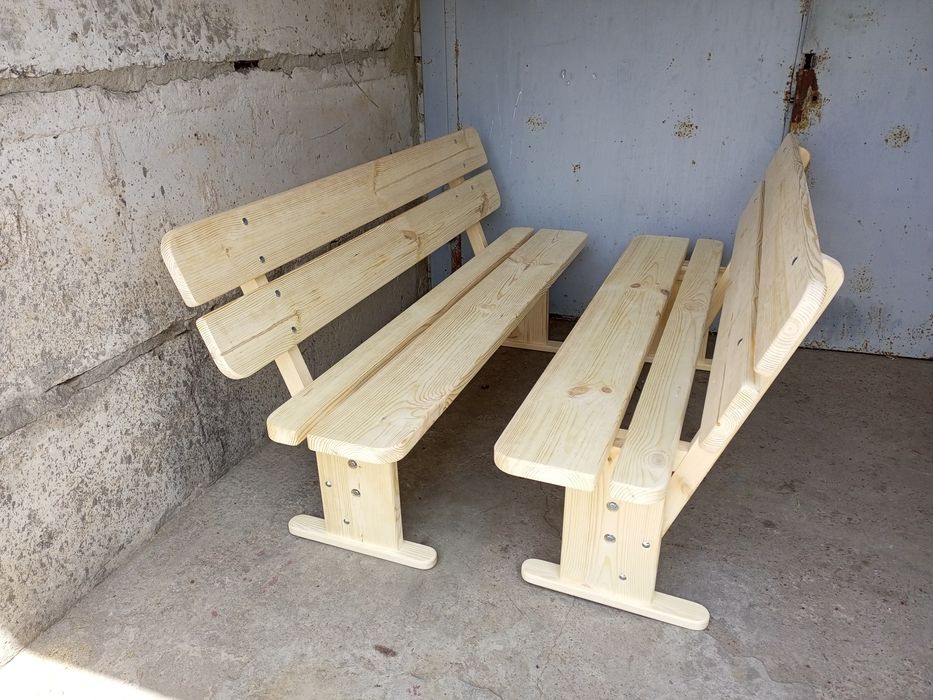 Деревянные лавочки, скамейки под заказ.