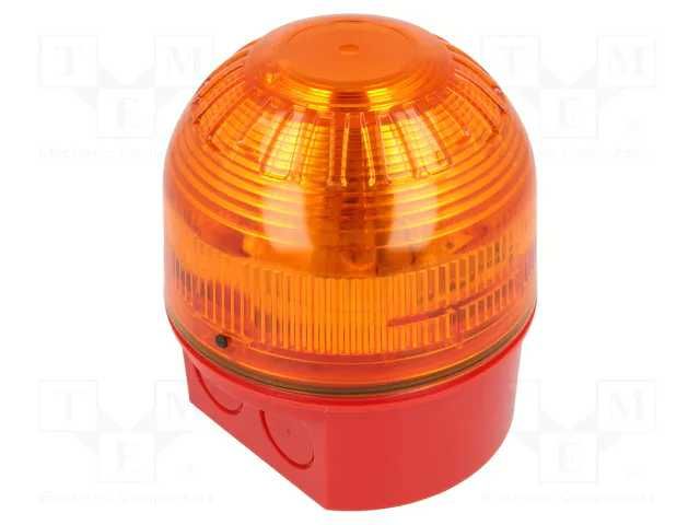 Sygnalizator świetlny 17-60V DC - PSB-0031 , św.migające, pomarańczowe