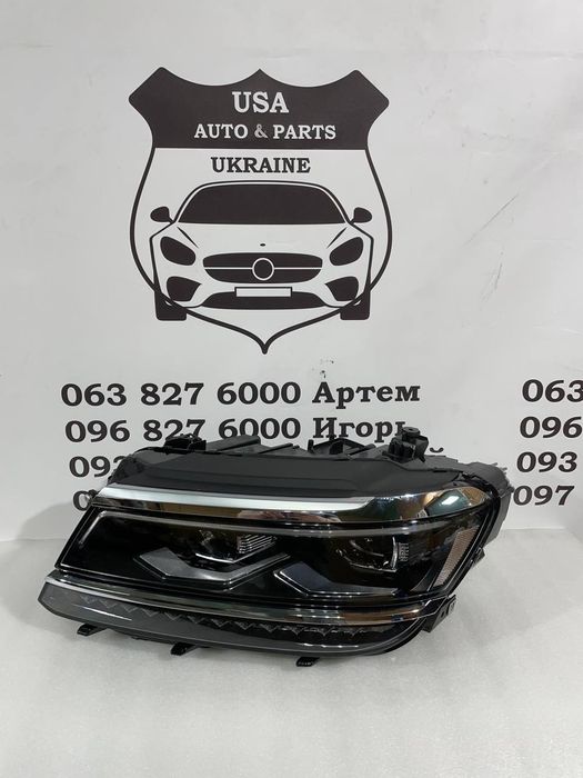 Volkswagen Tiguan 2017 2018 2019 2020 фары фара full led Тигуан: 660 ...