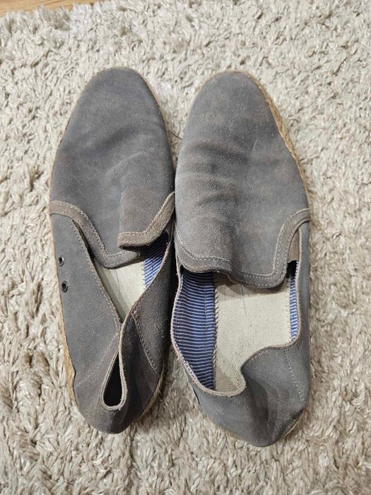 Espadryle męskie szare 46