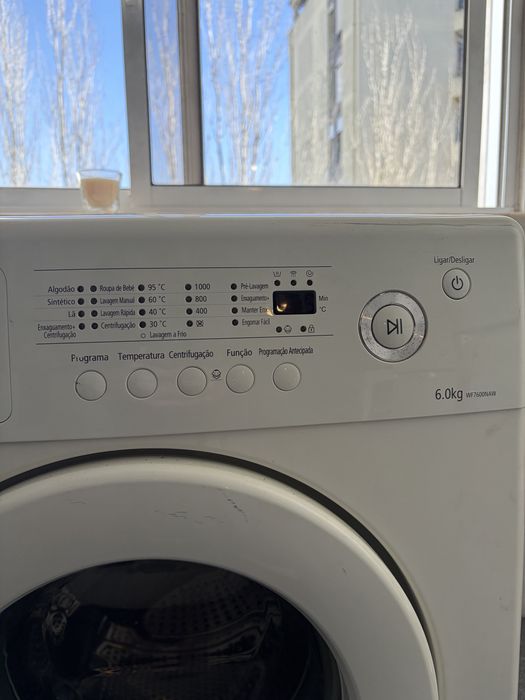 Máquina de Lavar Roupa Samsung WF7600NAW 6KG
