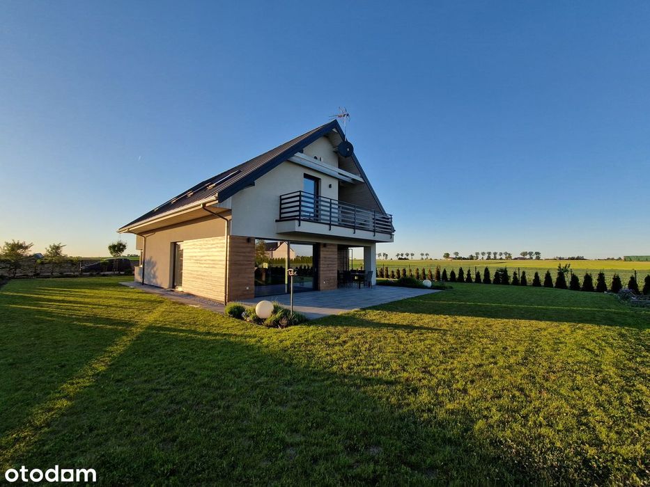 Nowoczesny Energooszczędny dom 137,99 m² 4 sypialnie 10' od Torunia