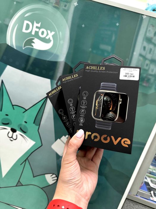 Захисне скло Apple Watch  Скло для Apple Watch  протиударне, Achilles