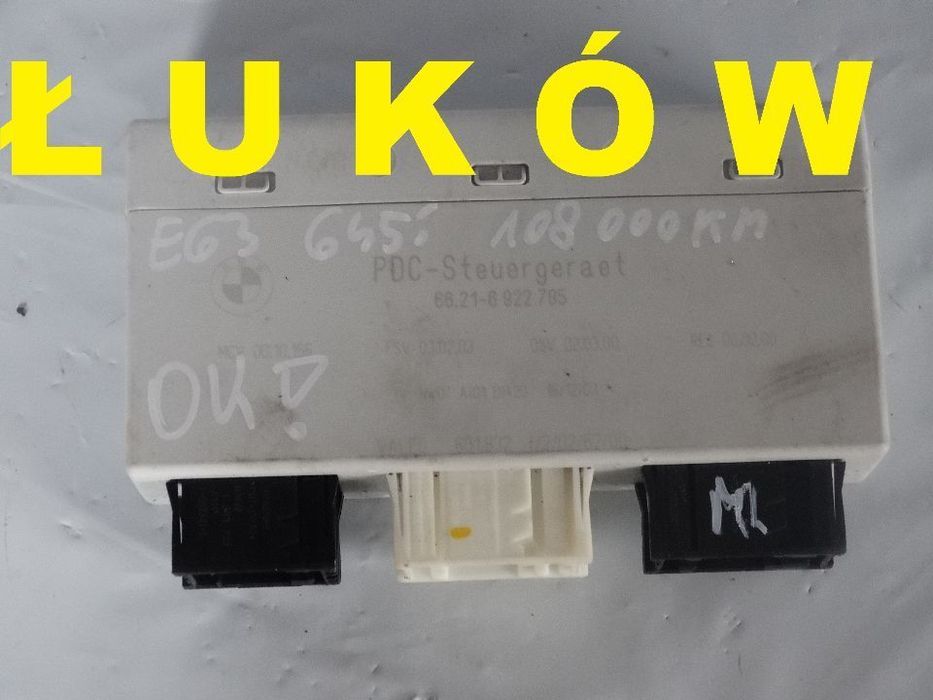 BMW E60 E61 E63 E65 E70 X5 E71 X6 Sterownik Moduł Parktronic PDC 6922785