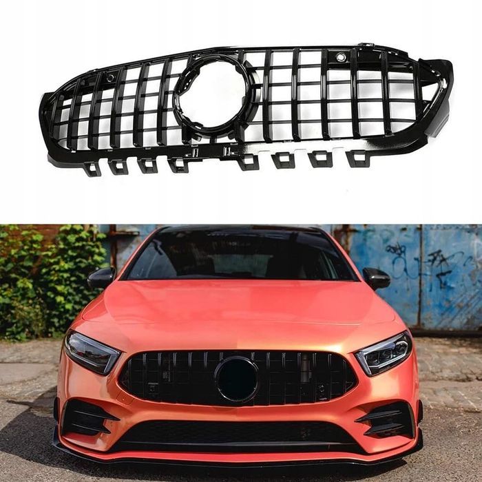 Grill Atrapa Zderzaka Mercedes A class W177 2018-2022 Panamericana Black