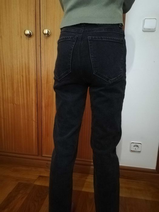 Calças de ganga menina MOM SLIM 13/14 anos