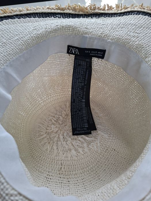 Kapelusz plażowy letni damski Zara .