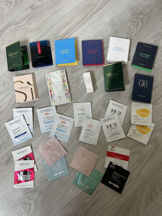 Zestaw kosmetyków i perfum