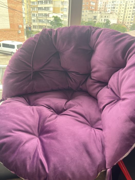 Подушка матрас на качель крісло з лози гамак табурет диван кокон