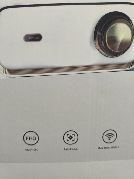 Projector wambo X5 com garantia de cerca de 1 ano e meio