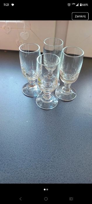 Zestaw kieliszków do wódki
