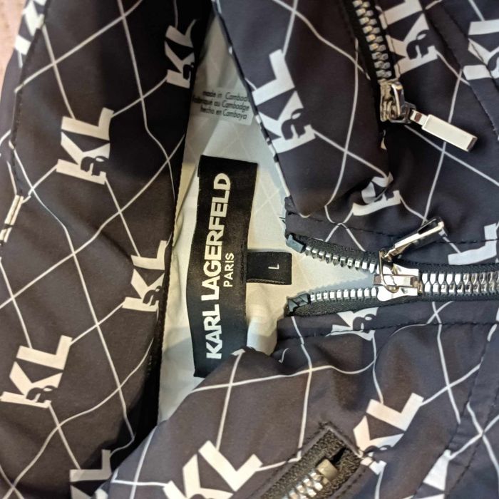 Kurtka Karl Lagerfeld rozpinana z kapturem XL