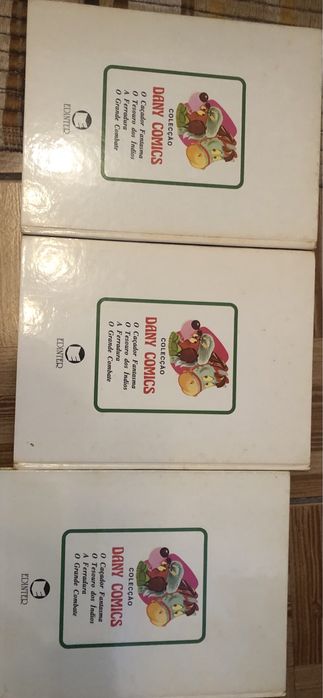 3 livros da Colecao danny comics - banda desenhada