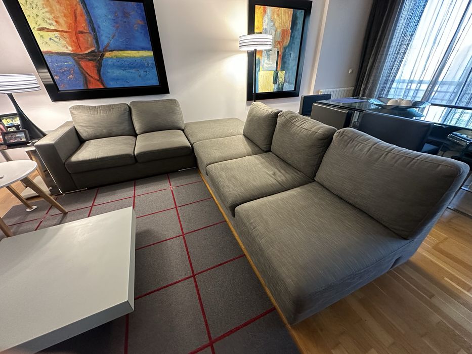 Sofá de canto/ em L 2+3 lugares