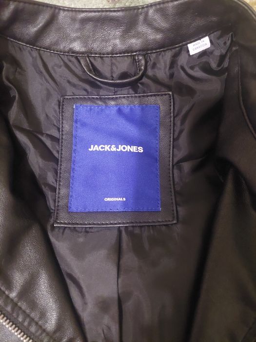 Чоловічий шкіряний бомпер Jack&Jones розмір S