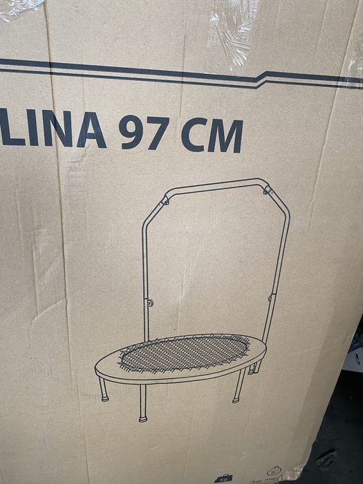 Trampolina dla dzieci z rączką