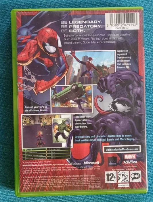 Unikat Microsoft Xbox ULTIMATE SPIDER-MAN