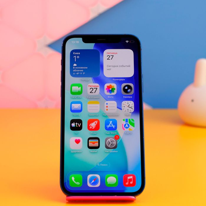 Смартфон Apple iPhone 12 64GB Blue (159195) Б/У З ГАРАНТІЄЮ