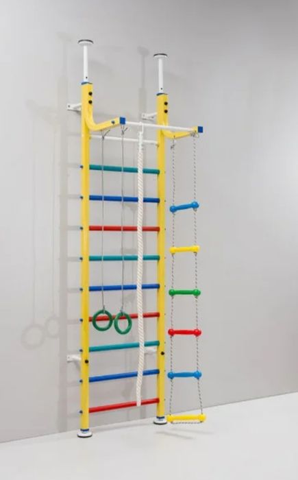 Шведська спортивна стінка укомплектована Лада Ladas турник + мат