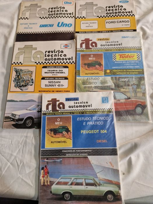 Livros antigos RTA mecanica