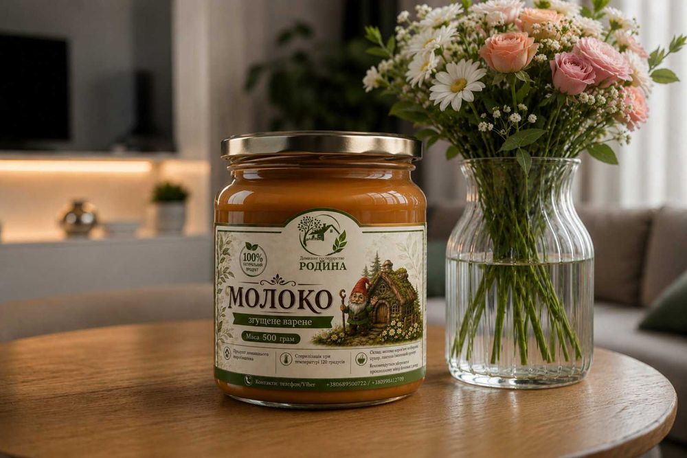 Згущене молоко домашнього виробництва