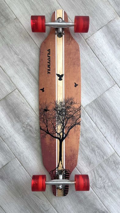 Skate Longboard Tijuana Drop-Through 100 cm – Excelente Estado