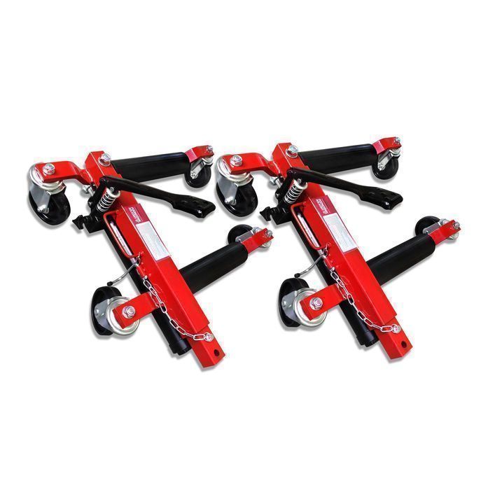 2x Rolki Warsztatowe 680KG Wózek Manewrowy POD KOŁA [7705]