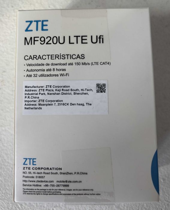 ZTE MF920U 4G Router Hotspot desbloqueado