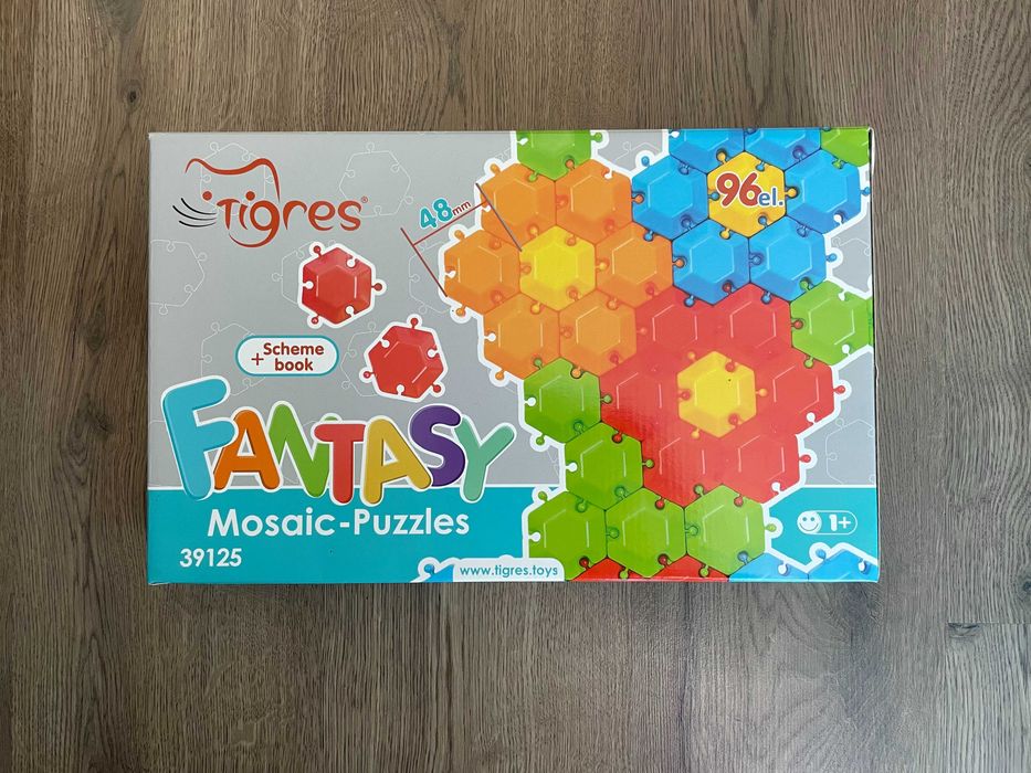 Мозаїка-пазли "Фантазія" Tigres Mosaic Puzzle Fantasy 96 шт