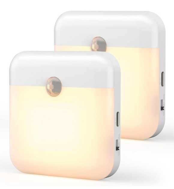 Світлодіодний LED-нічник з датчиком руху, акумуляторні